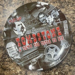 Tombstone Decorative Plate